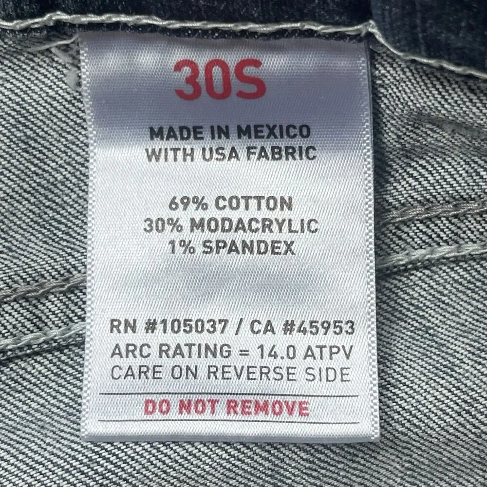 Ariat FR Mid Rise Boot Cut Jeans Women 30S USA Flame Resistant Work Western CAT2